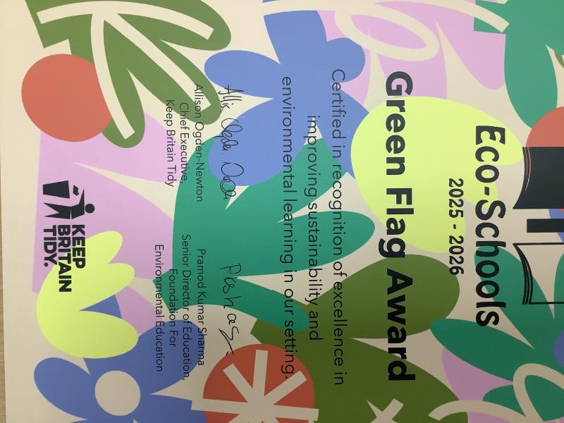 Eco- 6 Times Winner of the Green Flag Award