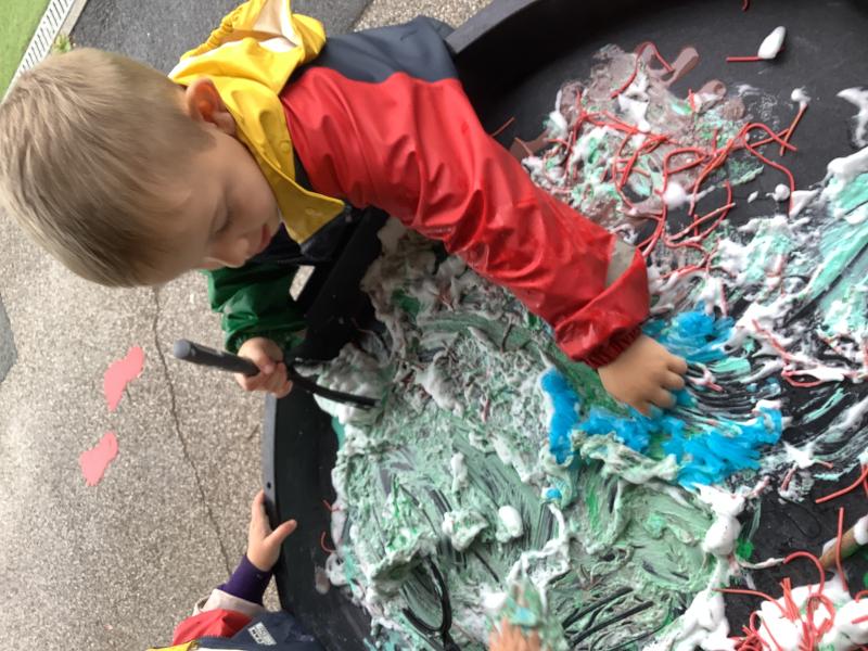 Nursery and the Shaving Foam