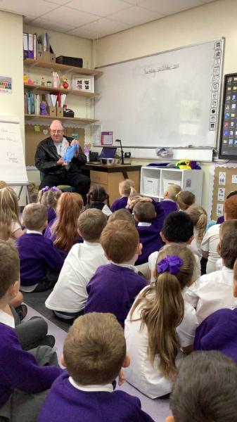 Year 1 Visit from Reverend Thompson