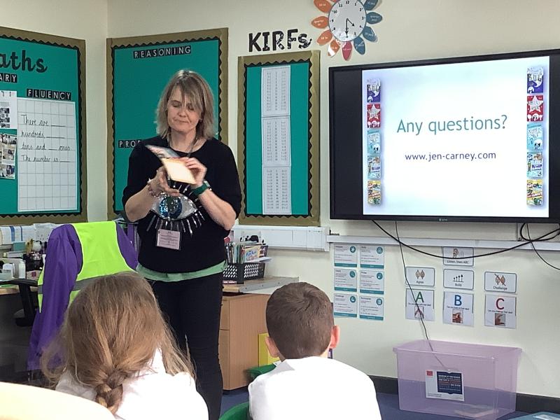 Year 3 - When Year 3 met Jen Carney an author and illustrator