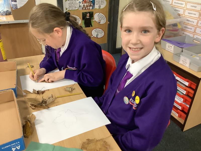 Year 5 - Rowan's Autumn Art