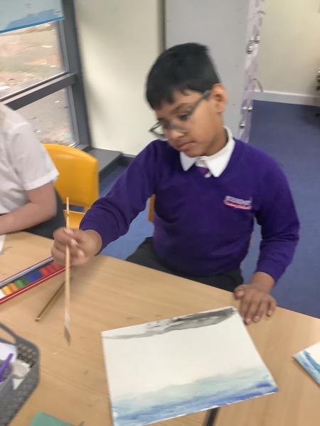 Year 4 - Nativity art (repeated patterns)