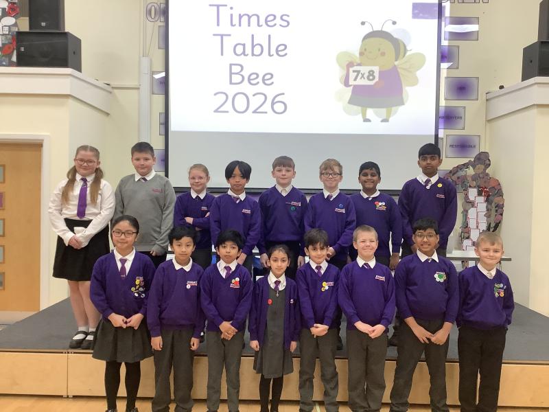 KS2 Times Table Bee