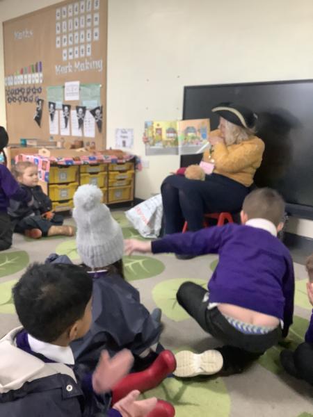 Nursery Have a Visit From The Library Service