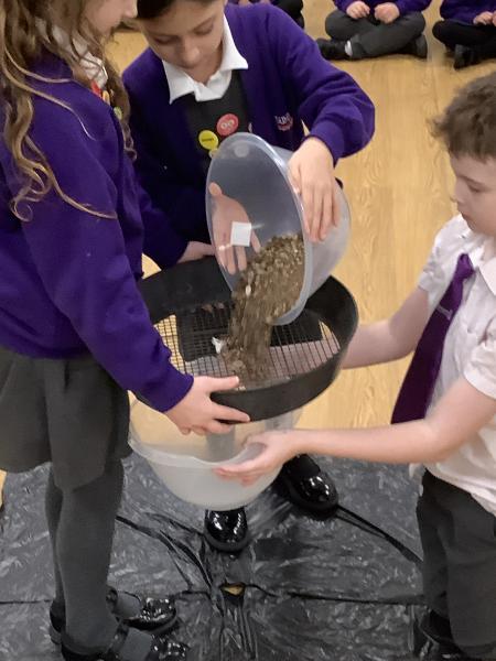 Year 3 Scientists Explore the Layers of Soil.