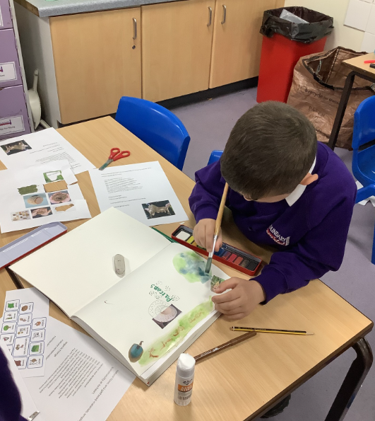 🌿🎨 Year 2 Begin Their Nature-Inspired Art Journey 🎨🌿