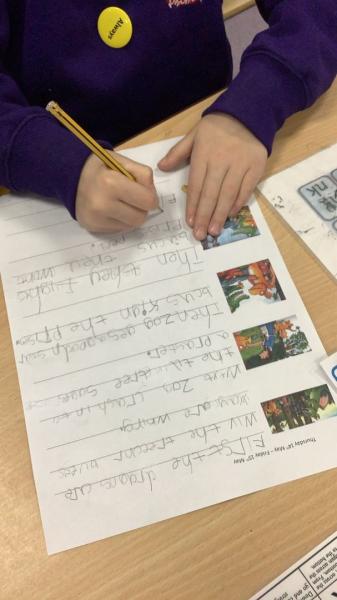 Year 1 - Retelling of the story Zog.