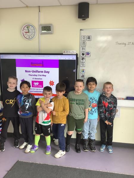 Year 2- Non-uniform day!