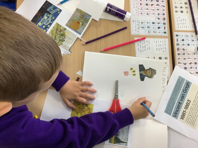 Year 2 Art: Inspired by Vincent van Gogh 🎨✨