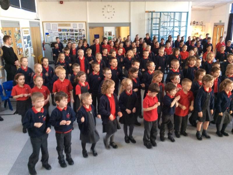 Longton Primary School Dancing Assembly