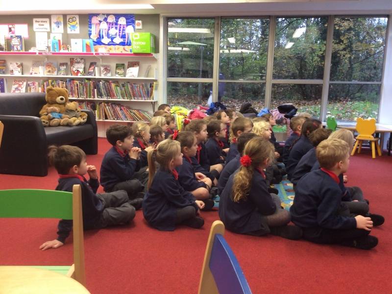 Longton Primary School Library Visit