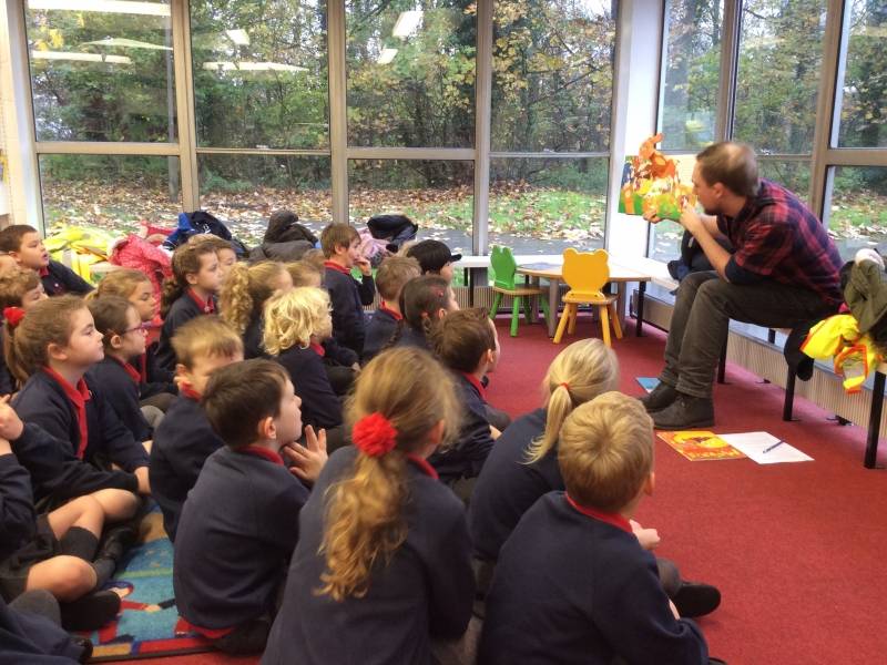 Longton Primary School Library Visit